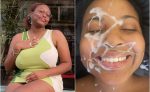 Big Breast Instagram Baddie Marho gets Cum on her Face